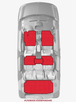 ЭВА коврики «Queen Lux» комплект для Toyota Passo
